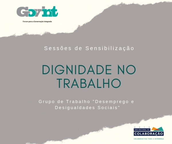 Grupos de Trabalho | Ciclo de Sessões Dignidade no Trabalho